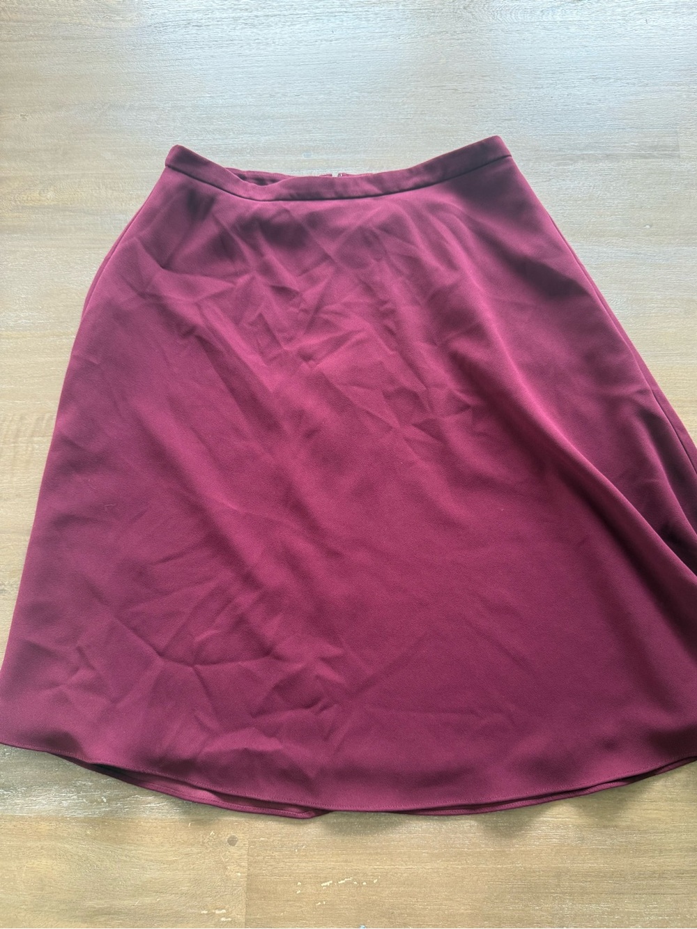 J crew Women's A-Line Skirt in Burgundy